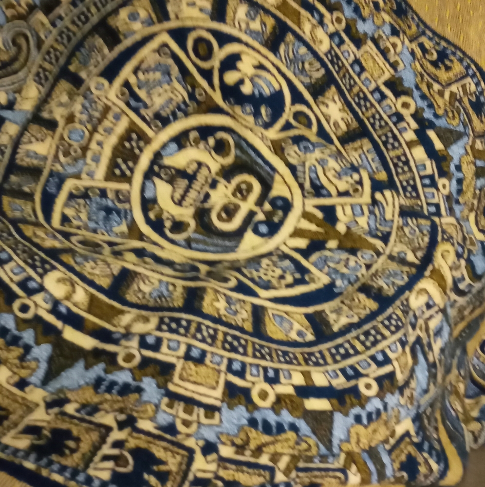 Mayan calendar blanket